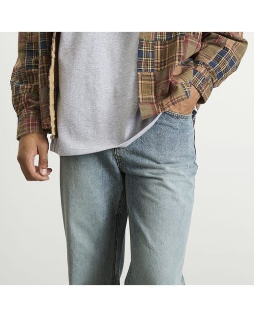 FRIZMWORKS Blue Og Wide Fit Denim Jeans for men