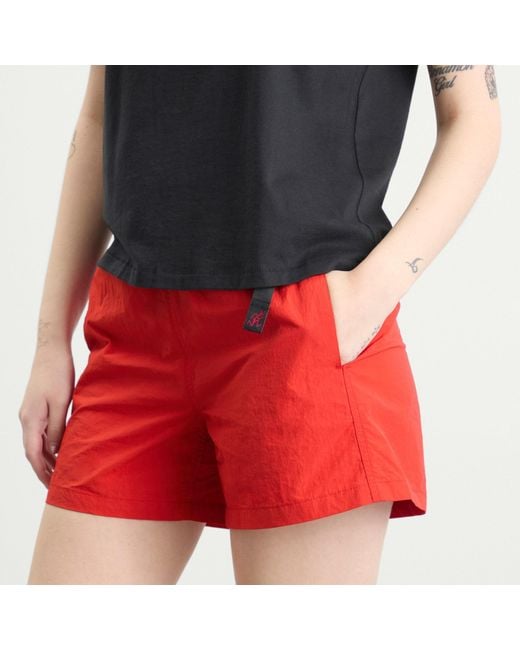 Gramicci Red Nylon Active Short
