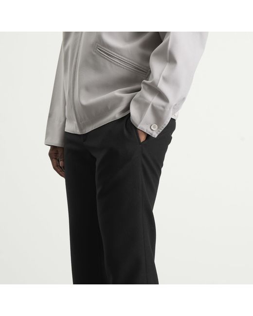 Maison Margiela Black Wool Tailored Trousers for men