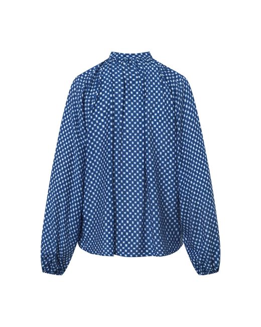 Windsor. Blue Bluse mit Seide Regular Fit