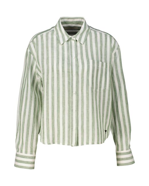 Weekend by Maxmara Green Bluse aus Leinen NOLANA