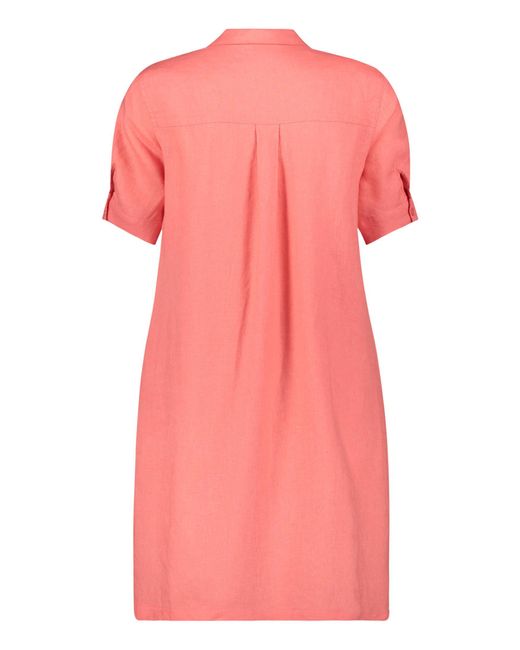 BETTY&CO Pink Casual-Kleid mit Kragen