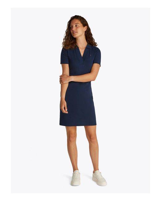 Tommy Hilfiger Blue Polokleid 1985 COLLECTION Slim Fit