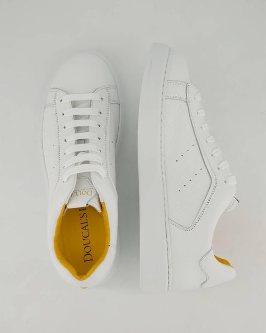 Doucal's Sneaker aus Leder in White für Herren