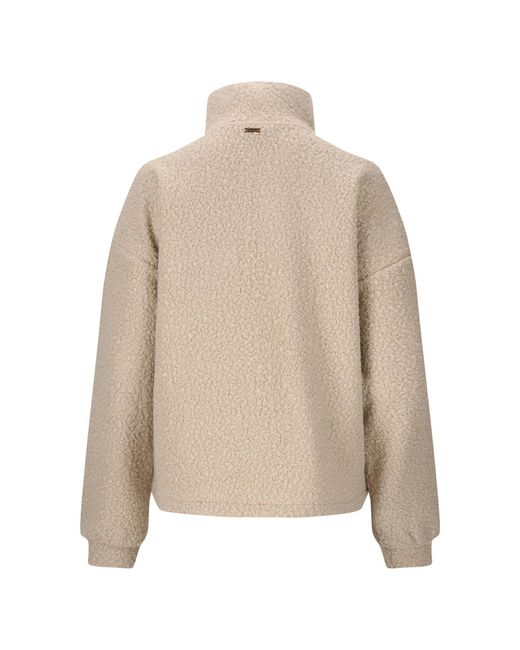 Athlecia Natural Sportsweatshirt FLORRIE W SHERPA HALF ZIP
