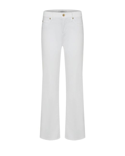 Cambio White Jeans Straight Fit