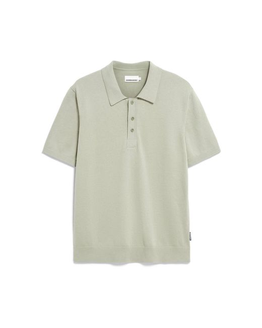 ARMEDANGELS Poloshirt TAAKOS in Green für Herren