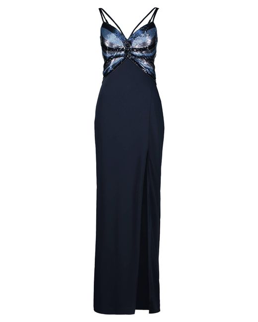 Vera Mont Blue Abendkleid mit Placement