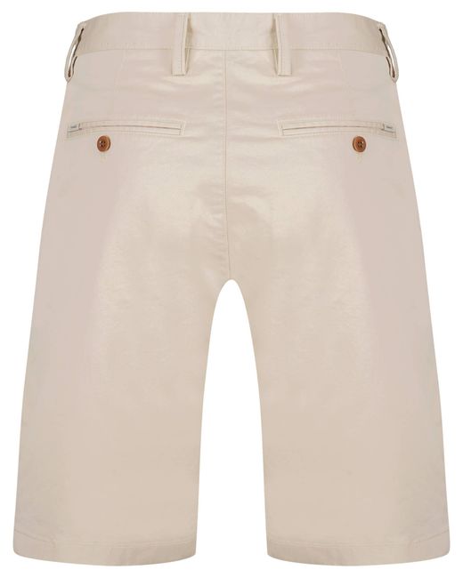 Gant Shorts aus Twill Relaxed Fit in Natural für Herren