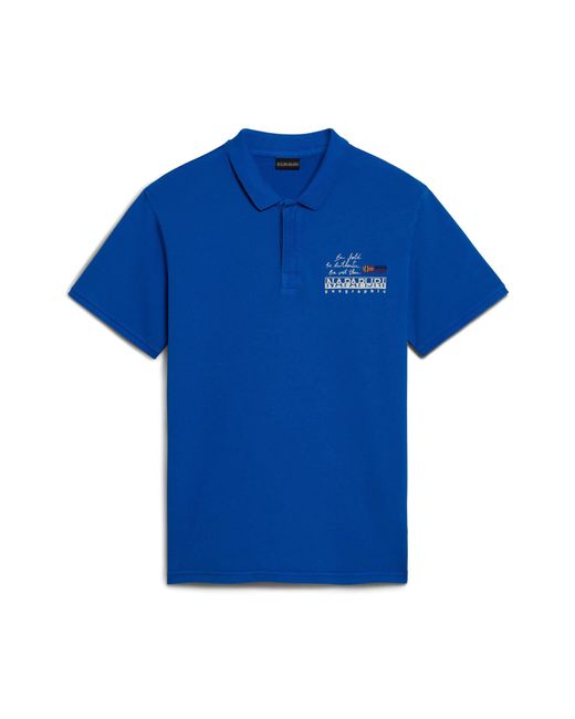 Napapijri Poloshirt COLVILLE Regular Fit in Blue für Herren