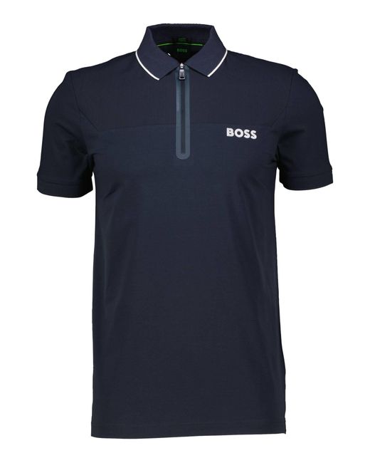 Boss Poloshirt PHILIX Slim Fit in Blue für Herren