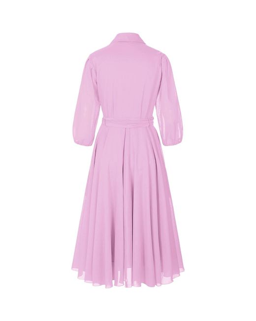 Riani Pink Kleid mit Stoffgürtel