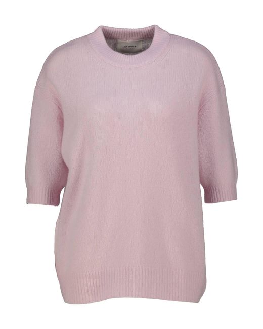 Lisa Yang Pink Strickpullover aus Kaschmir und Seide SIV