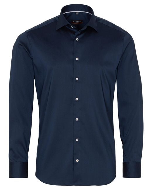 Eterna Hemd Slim Fit in Blue für Herren
