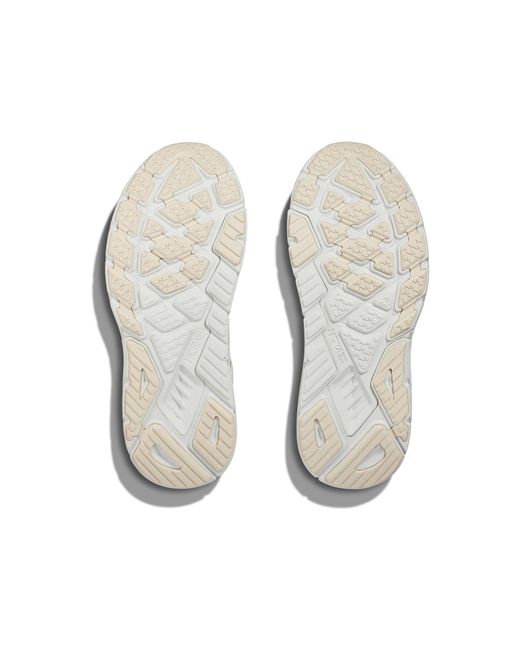 Hoka One One White Arahi 7 Schuhe für Damen in Blanc De Blanc/Rose Gold Größe 36 2/3 | Straße