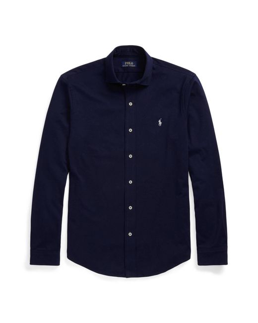 Polo Ralph Lauren Jerseyhemd Langarm in Blue für Herren