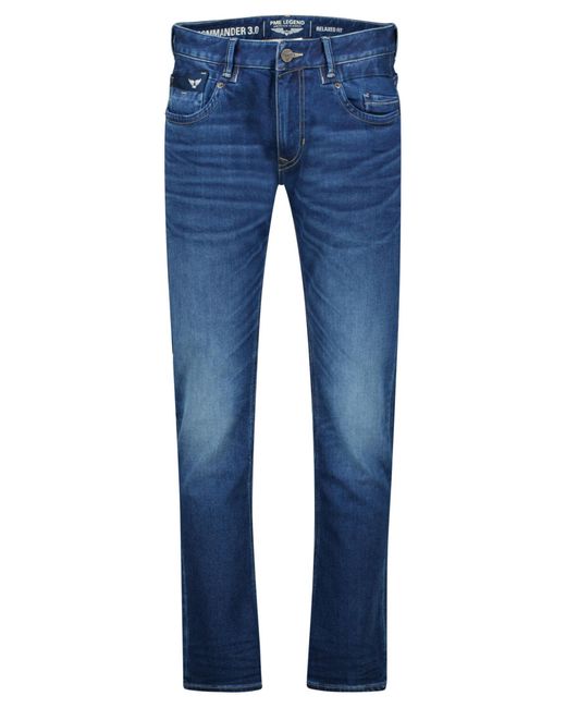 PME LEGEND Jeans COMMANDER 3.0 TRUE BLUE MID Relaxed Fit Low Rise für Herren