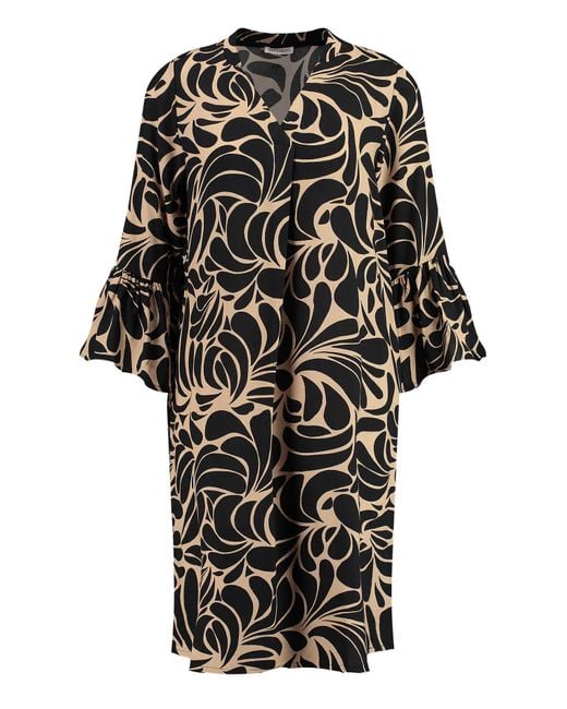 Key Largo Black Kleid WD BOUNCE V-NECK aus Viskose