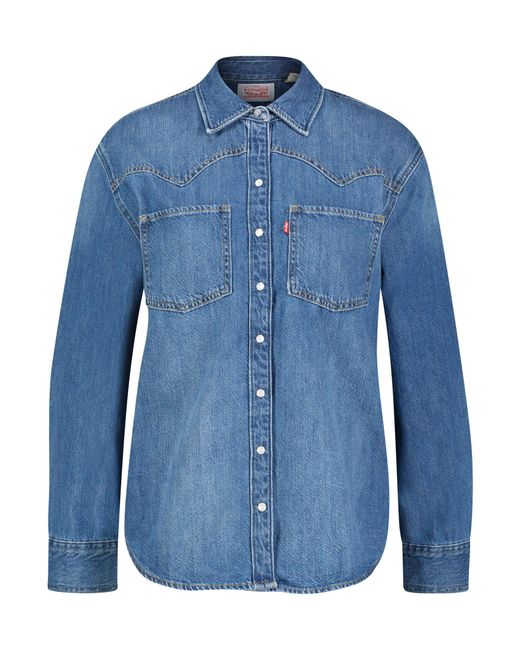Levi's Blue Jeansbluse TEODORA