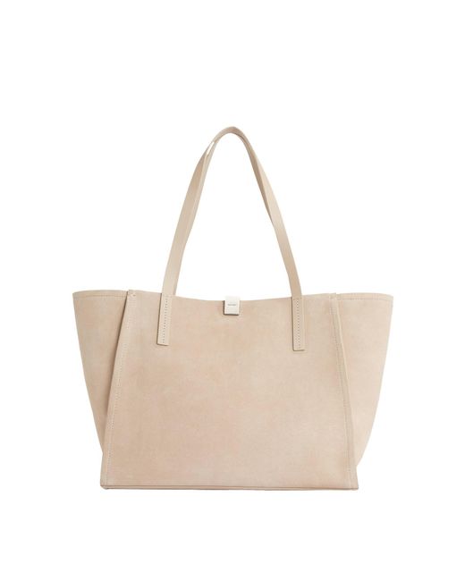 Calvin Klein Natural Shopper mit Wildleder NARRATE