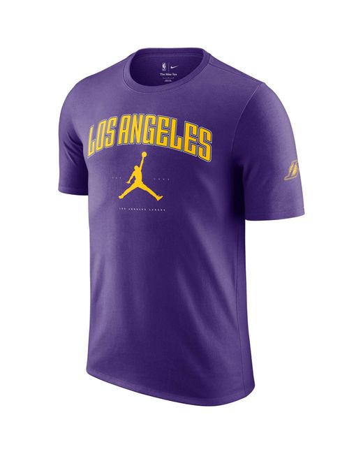 Nike Basketballshirt NBA LA LAKERS CITIES ESSENTIAL in Purple für Herren