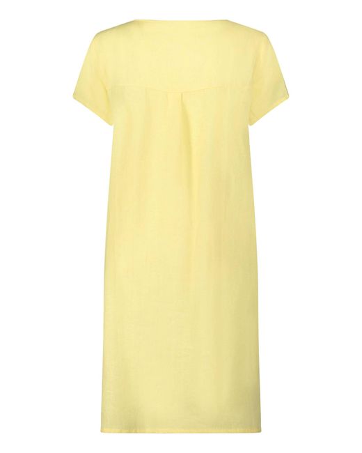 Betty Barclay Yellow Sommerkleid mit V-Ausschnitt