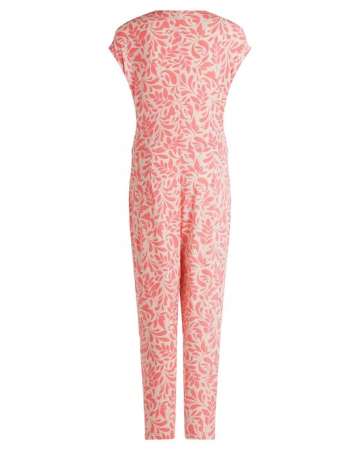 Betty Barclay Pink Jumpsuit mit überschnittenen Ärmeln