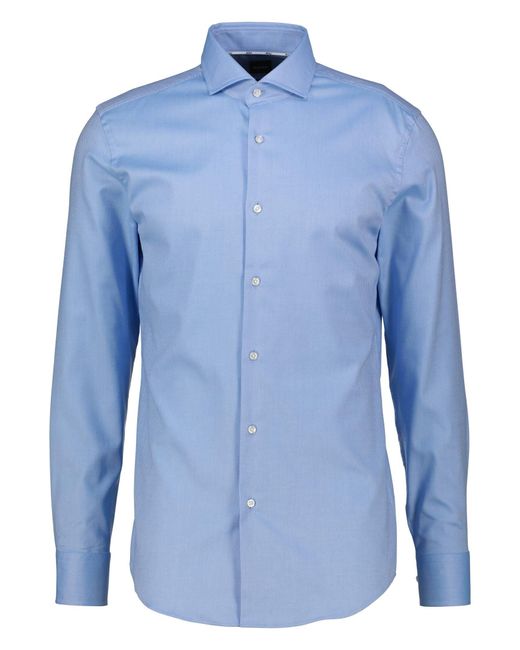 Boss Hemd H-HANK-SPREAD-C1-222 Slim Fit in Blue für Herren