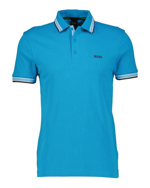 Boss Poloshirt PADDY Regular Fit in Blue für Herren