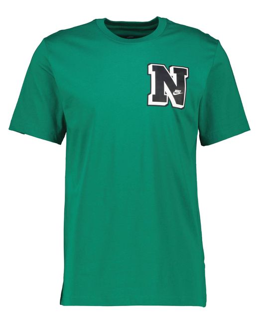 Nike T-Shirt in Green für Herren