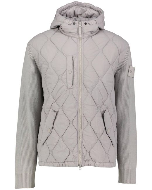 Stone Island Jacke mit Wolle in Gray für Herren