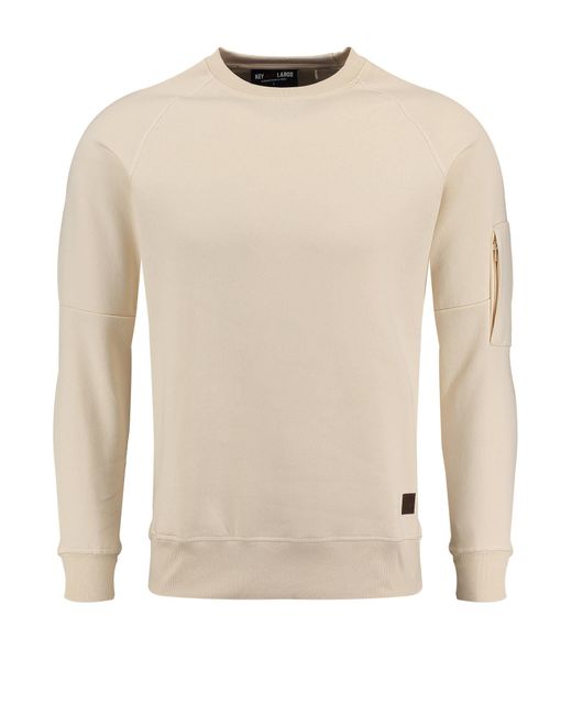 Key Largo Sweatshirt MSW KLACCEPT ROUND in Natural für Herren