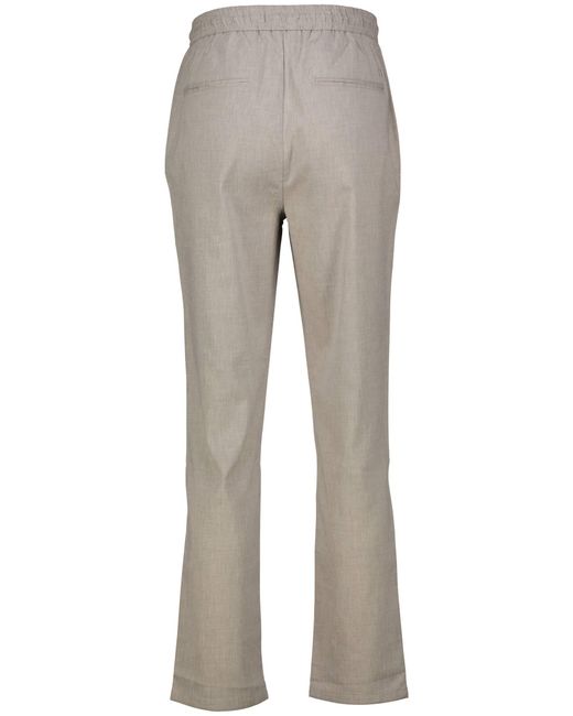 Les Deux Stoffhose COMO TAPERED SLUB DRAWSTING Regular Fit in Gray für Herren