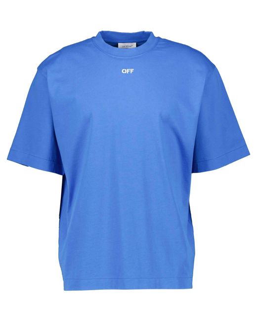 Off-White c/o Virgil Abloh T-Shirt SCRIBBLE DIAGS SKATE in Blue für Herren