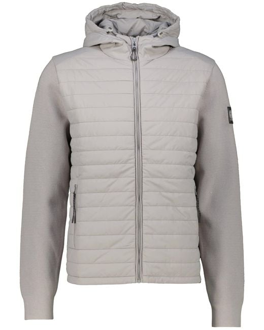 Belstaff Strickjacke VERT FULL ZIP CARDIGAN in Gray für Herren