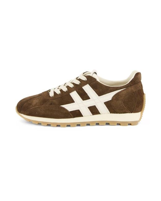Hogan Brown Sneaker aus Veloursleder 86ER