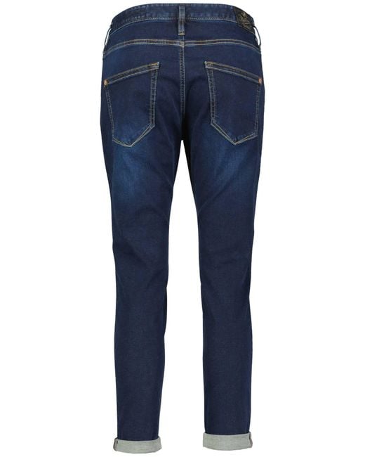 Herrlicher Blue Jeans SHYRA CROPPED Boyfriend Fit