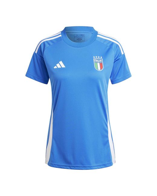 Adidas Originals Blue Fußballtrikot ITALIEN 24 FAN HEIMTRIKOT