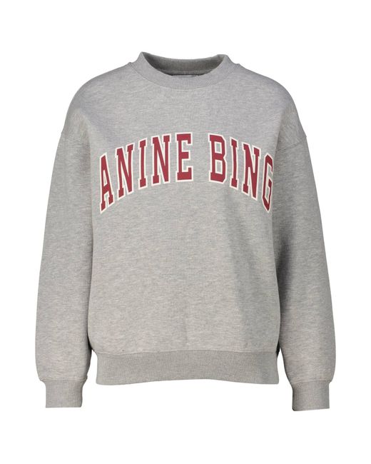 Anine Bing Gray Sweatshirt SPENCER
