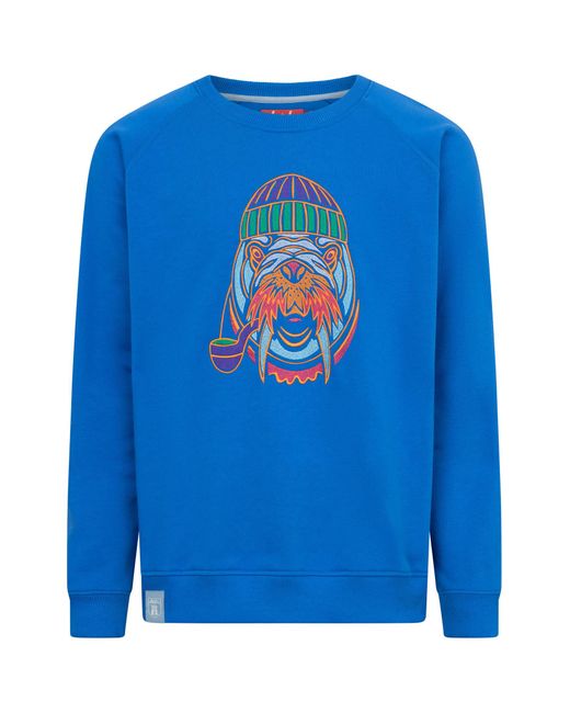 Derbe Blue Sweatshirt Walross