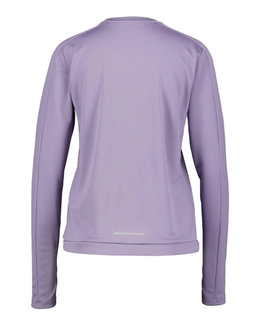 Nike Purple Laufshirt DRI-FIT PACER CREW Langarm