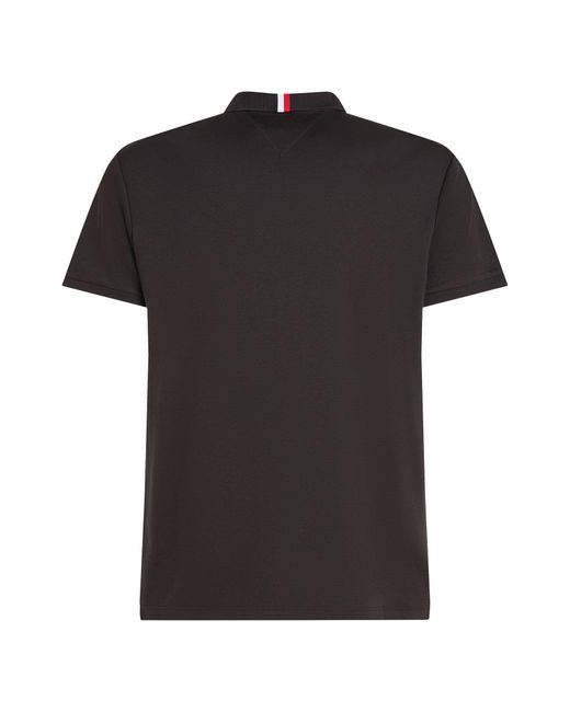 Tommy Hilfiger Poloshirt 'essential' in Black für Herren