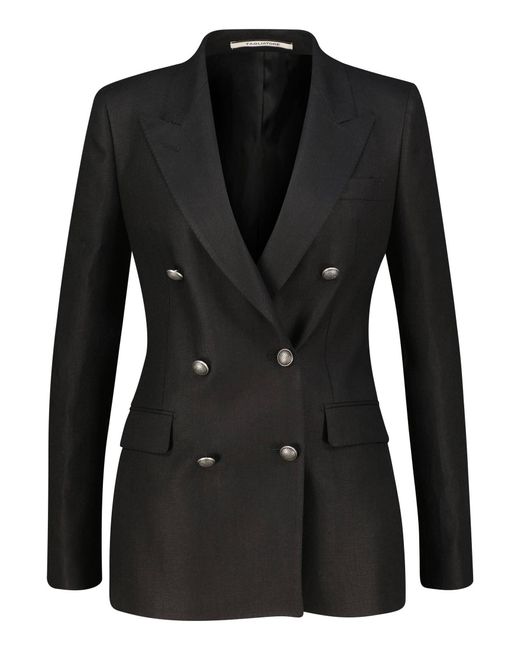 Tagliatore 0205 Black Blazer aus Leinen J-PARIGI