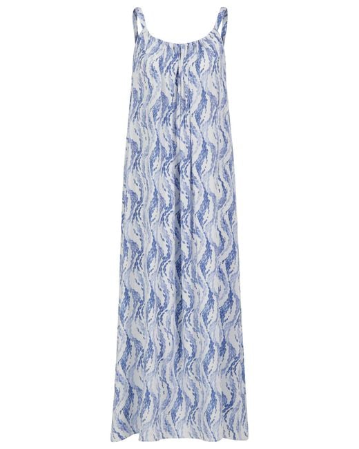Hemisphere Blue Kleid mit Seide