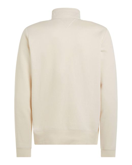 Tommy Hilfiger Sweatshirt ARCHIVE-TRACK-LOGO Regular Fit in White für Herren