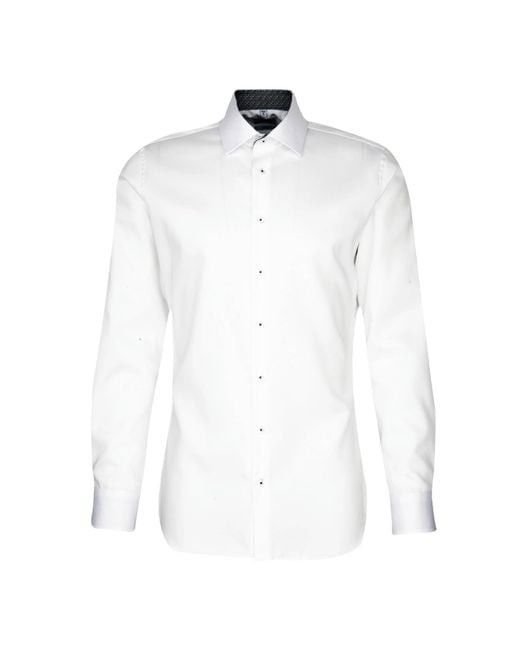 Seidensticker Business Hemd Slim in White für Herren