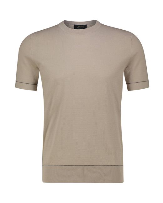 Brioni Strickpullover Regular Fit in Gray für Herren
