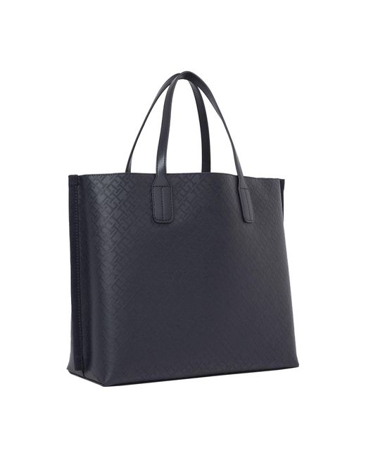 Tommy Hilfiger Blue Shopper TH DISTINCT SATCHEL MONO