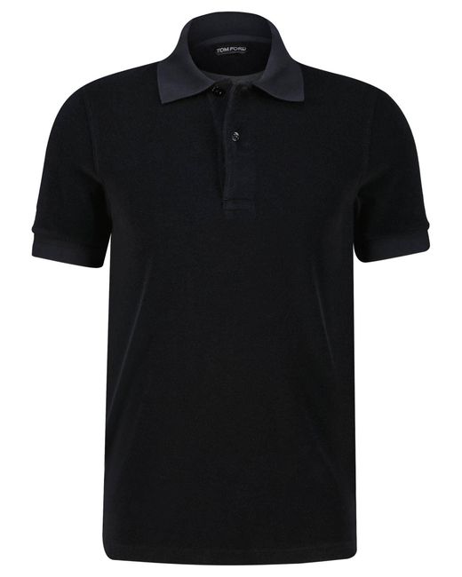 Tom Ford Poloshirt TOWLING POLO Regular Fit in Black für Herren