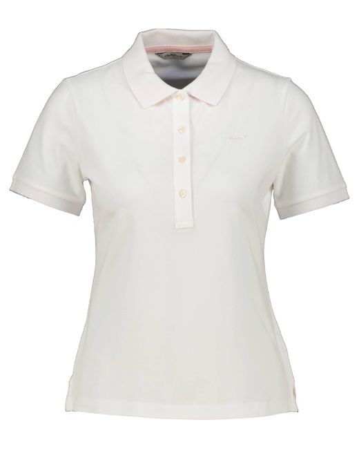 Gant White Poloshirt Regular Fit
